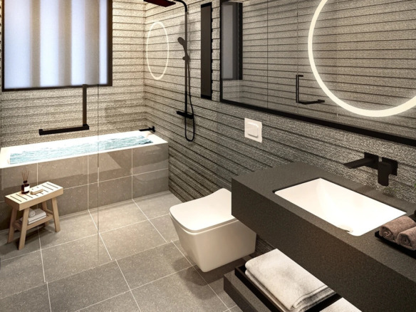 krisumi waterside residences bathroom