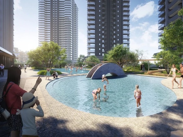 krisumi waterside residences kids pool