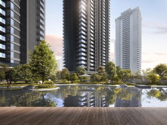 krisumi waterside residences lake