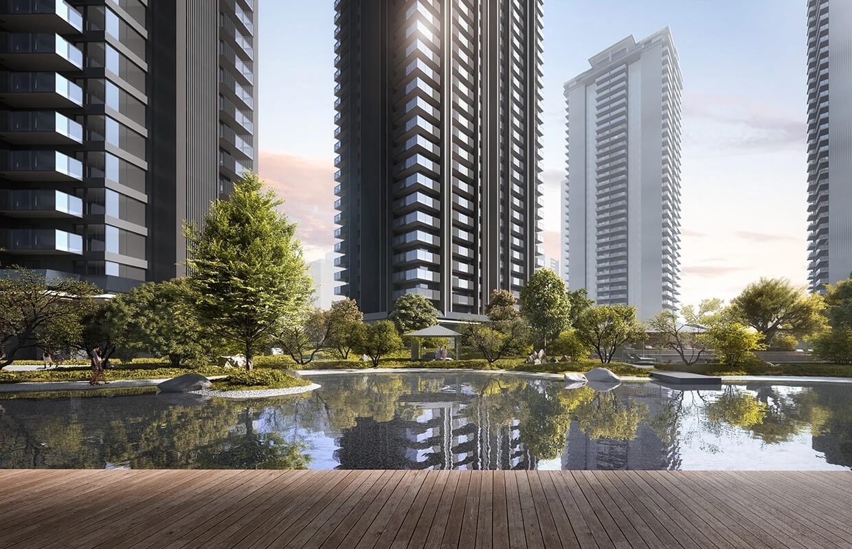 krisumi waterside residences lake